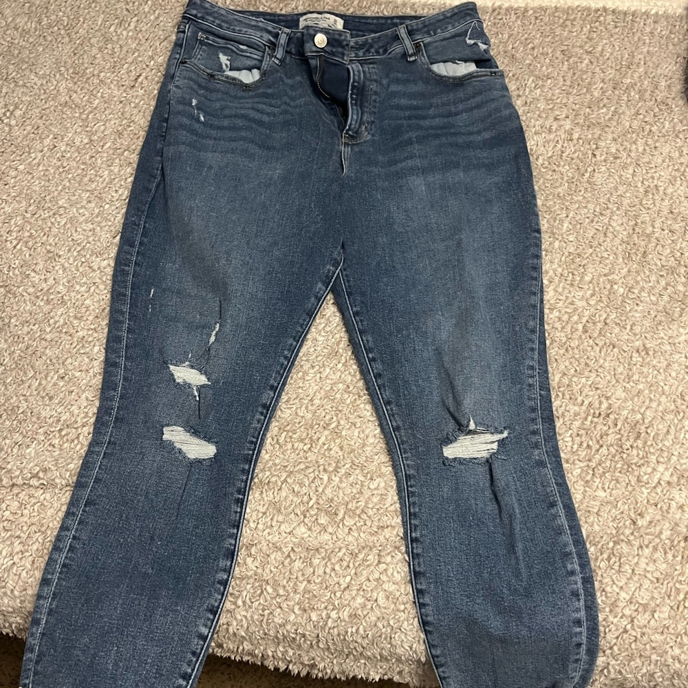 Abercrombie and finch, high rise super skinny jeans. Size 14 short.